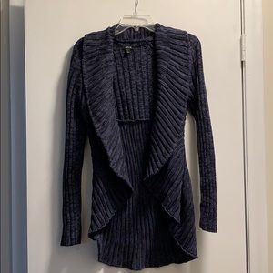 APT. 9 Blue and Black Cardigan Sweater